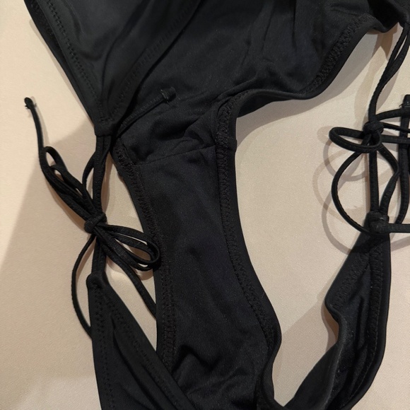 NWOT black bikini bottom - Picture 3 of 3